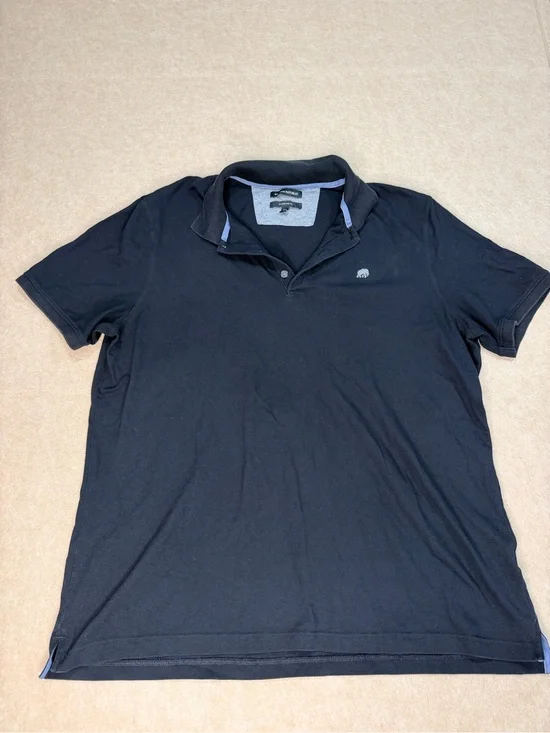 Banana Republic Black Short Sleeve Polo