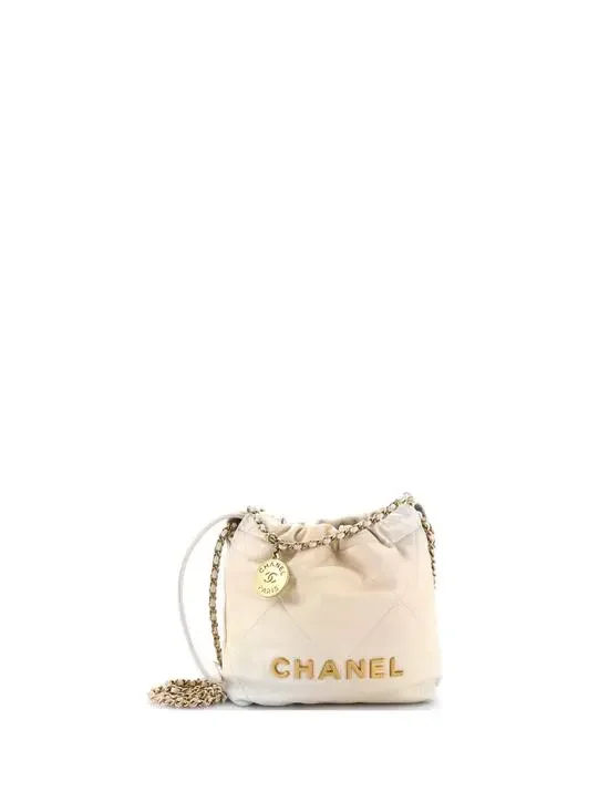 Chanel 22 Chain Hobo Quilted Shaded #315237C48B