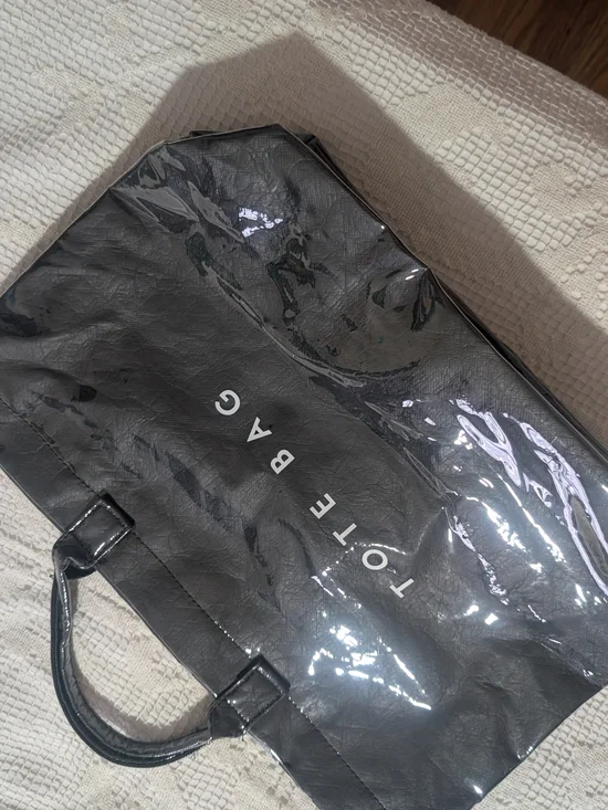 Ag Adriano Goldschmied Black Patent Hobo Bag