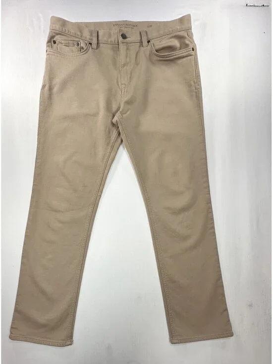 Banana Republic Slim Traveler Jeans Brown Mens 33/30
