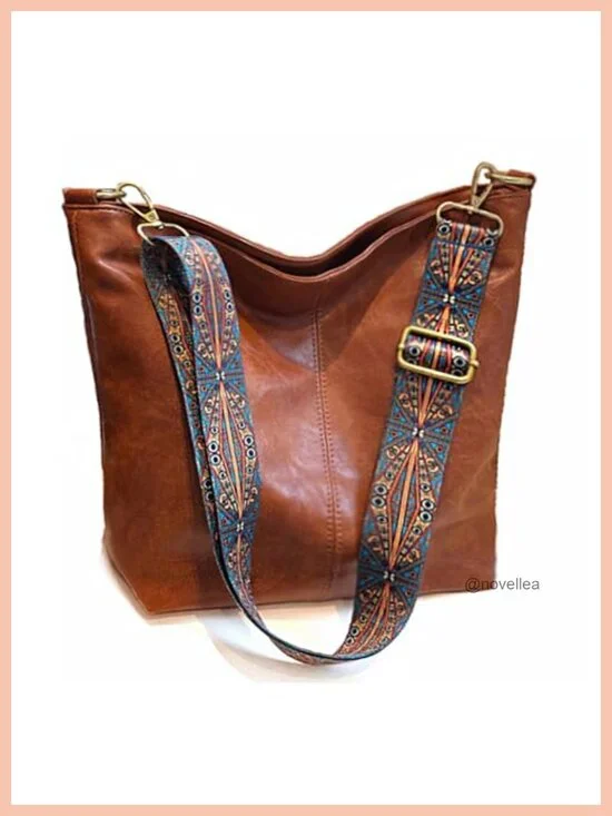 Vegan Leather Hobo Bag Crossbody Purse with Zipper Shoulder Handbag