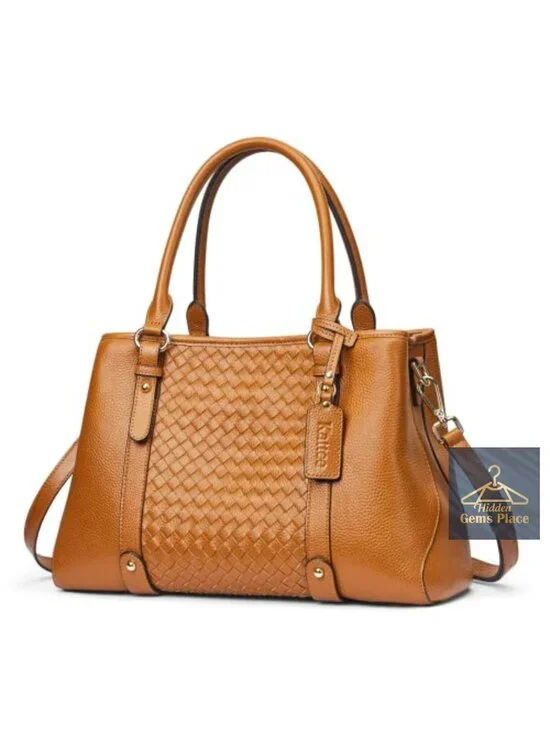 Top Grain Pebbled Cowhide Leather Hobo Satchel Crossbody Bag with Top Handle