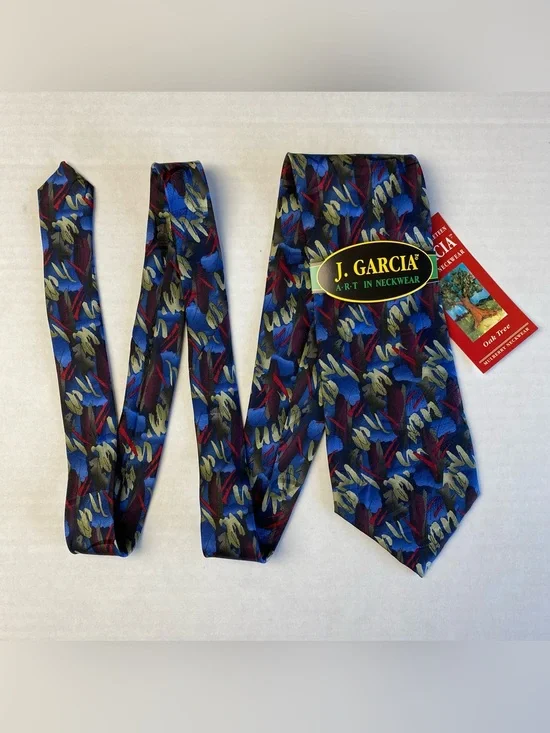 Jerry Garcia 100% Silk Tie Oak Tree NEW
