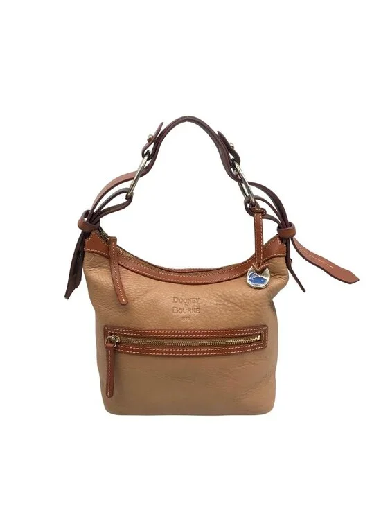 Dooney & Bourke Sandy & Honey Trim Small Stretch Slouch