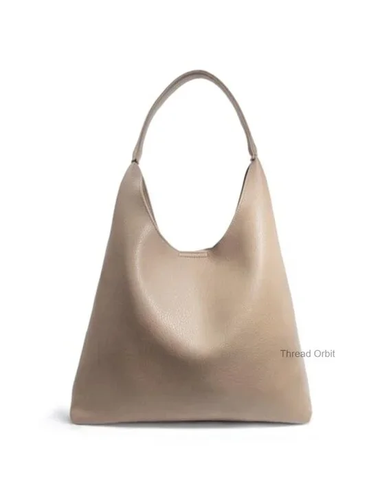Soft Vegan Leather Slouchy Hobo Bag Shoulder Tote Purse