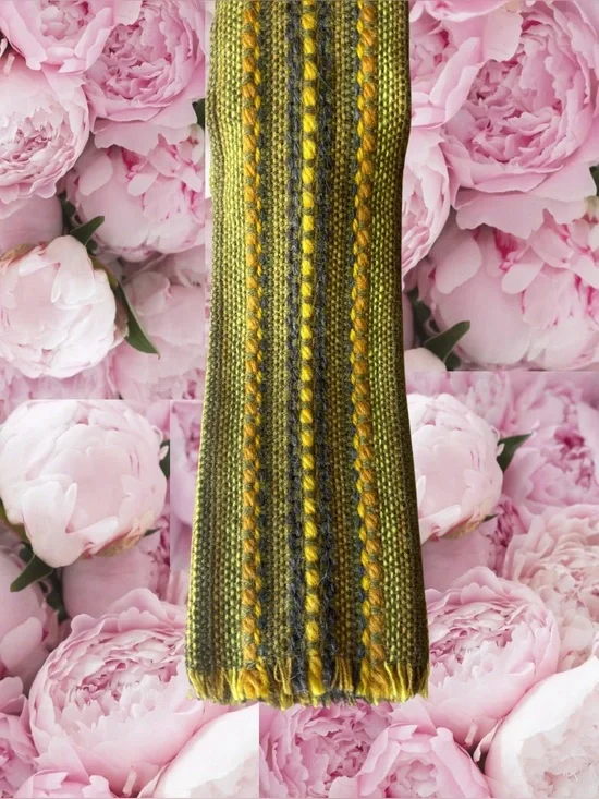 María Svatina Handwoven Tie Bohemian Made in Canada Vintage Retro