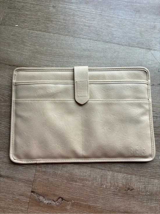 BEIS Light Beige Tech Sleeve with Velcro Closure
