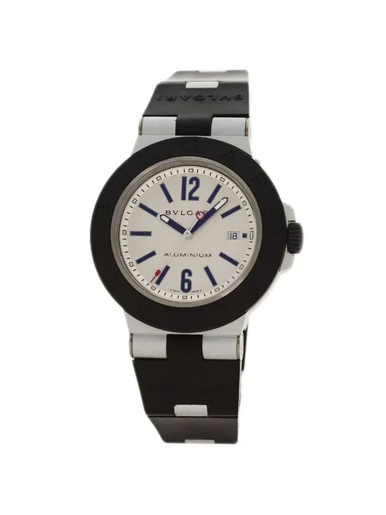 Bvlgari Diagono Aluminum Watch Rubber
