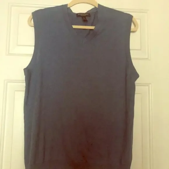 Banana Republic Blue Sweater Vest Medium