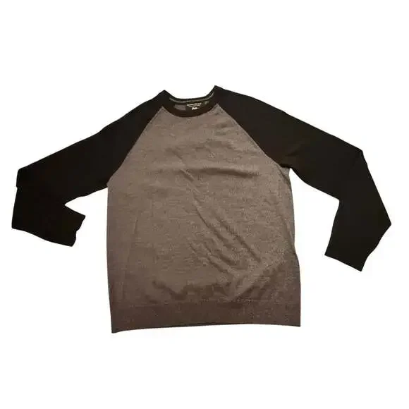 Banana Republic Italian Merino Wool Raglan Crewneck Sweater Tall XL