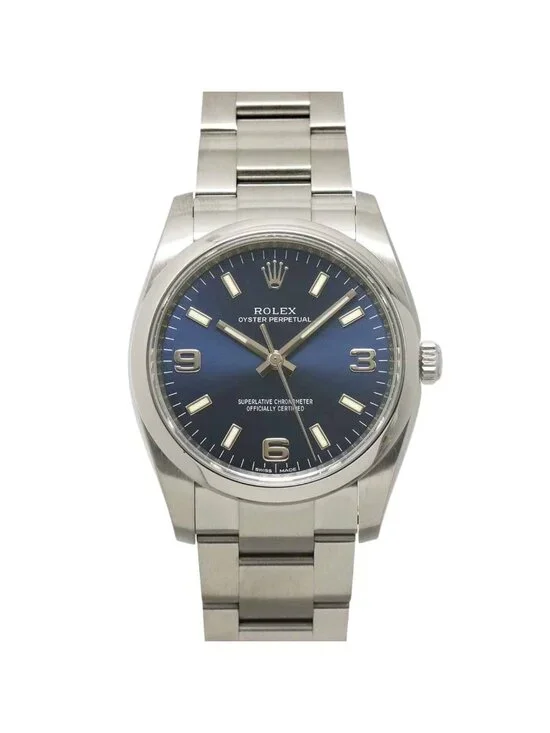Rolex Air King Roulette Watch Blue Automatic Winding