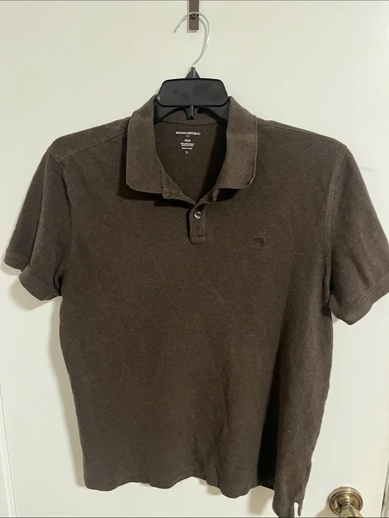 Banana Republic Men’s Dark Brown Polo