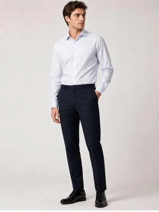 NEW Banana Republic Men's Black Dress Pants - Slim Tailored Stretch
