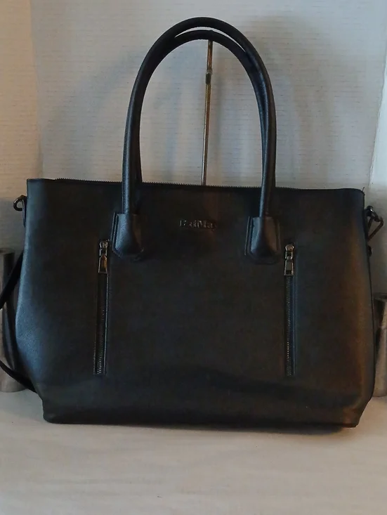 BaiMay Black Laptop Tote Bag for Women's Classic Carry-All