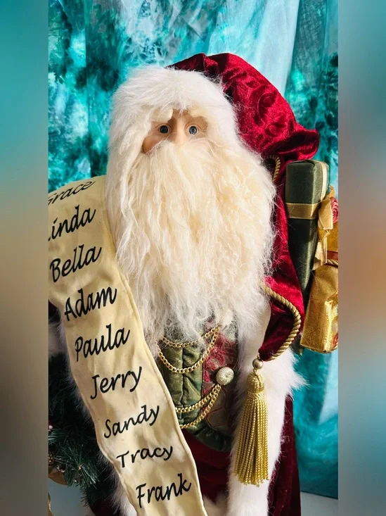 Kirkland Signature Santa with Nice List Holiday Figure 31