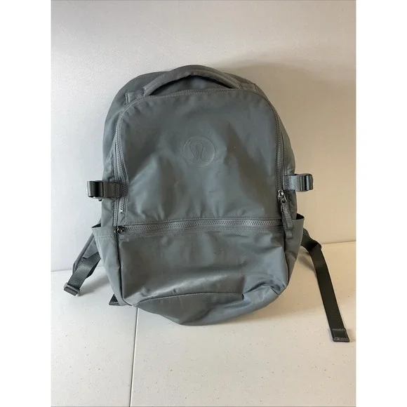 Lululemon New Crew Grey Backpack 22L Laptop Padded School Travel