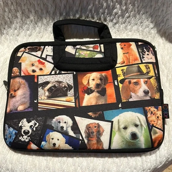 Dog design Padded sleeve iPad/Laptop case/carrier