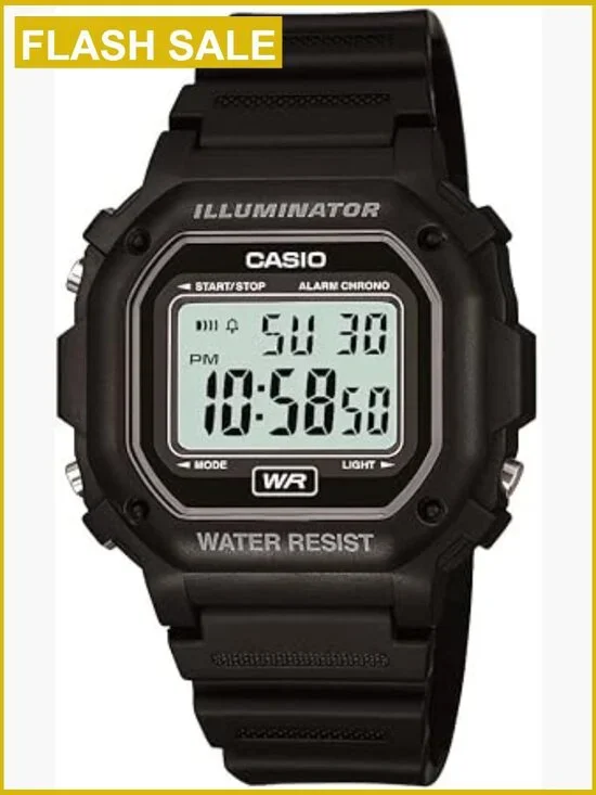 Men's Digital Watch Quartz Water Resistant Chronograph LED