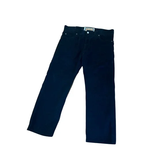 Levis 549 Low Loose Black Corduroy Pants Mens 37x31 Relaxed Skater Vintage
