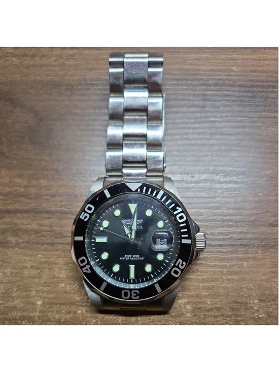 Invicta Pro Diver Master Of The Oceans Men’s Stainless Steel Watch #0590