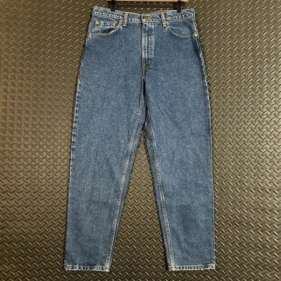 Levi's‎ 550 Vintage 90's Blue Relaxed Tapered Fit Denim Jeans Men's Size 36X31