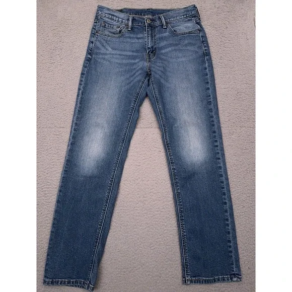 Levi's 541 Jeans Men's 31x30 Blue Athletic Taper Medium Wash Denim Stretch Faded