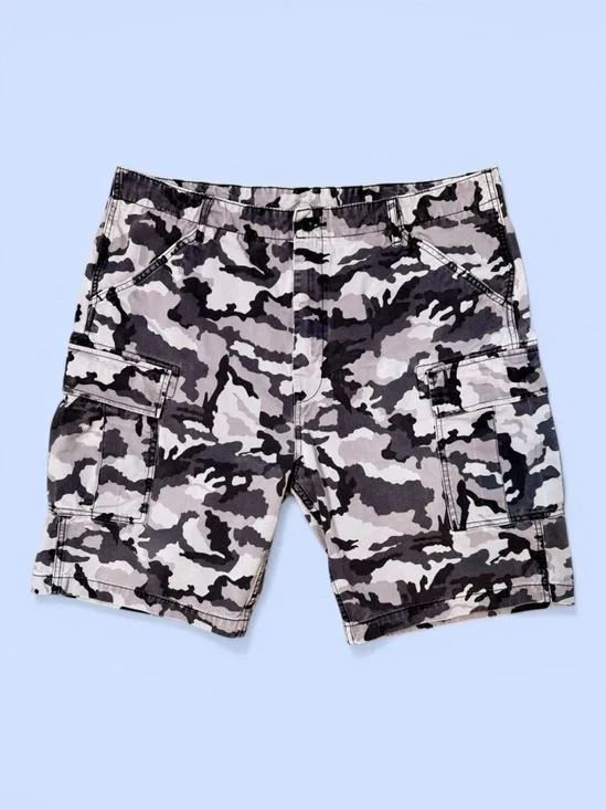 Levi's Men's Cargo Shorts Gray & Black Camo Sz‎ 40
