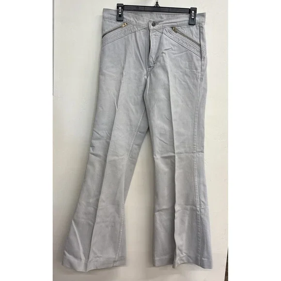 Levi's Rare (let Me Know If You) 32x32 Jeans 1970 Vintage Slanted Pocket Zippers