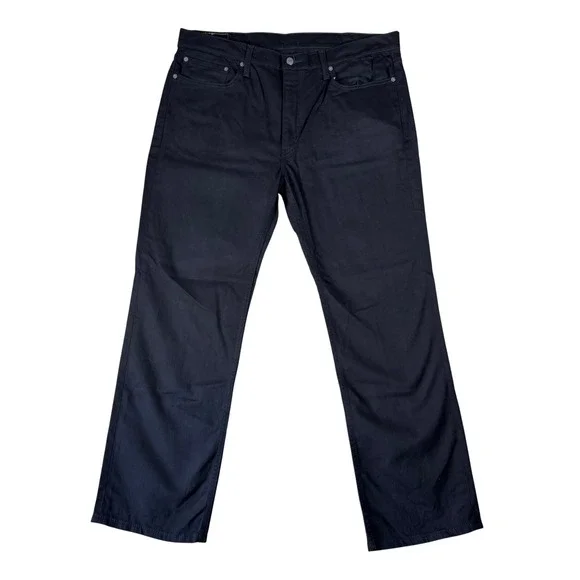 Levis 514 Straight Fit Mens Jeans Black Denim W38 L30 00514-0211 Classic Casual