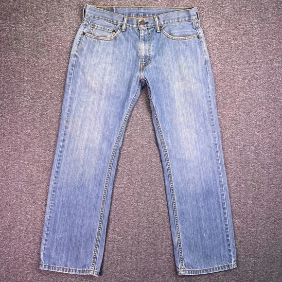 Levis 559 Jeans Men 33x29 Relaxed Straight Light Blue Denim Casual Classic Tag32