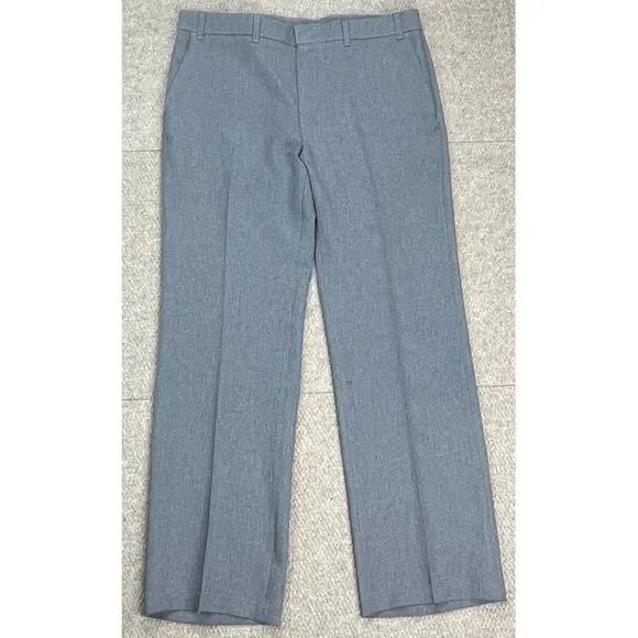 Levi's Action Slacks U.S.A. Men's Vintage Sta-Prest Gray Dress Pants Size‎ 37x31