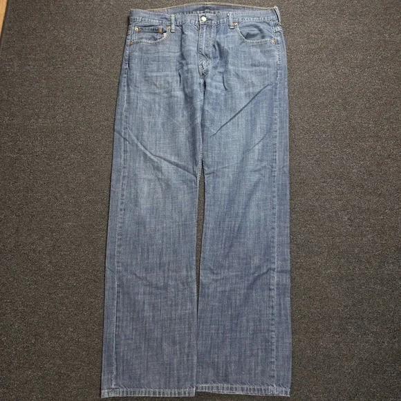 Levi's 569 Loose Straight Jeans Mens 36x36 Blue Denim Casual Classic 5-Pocket