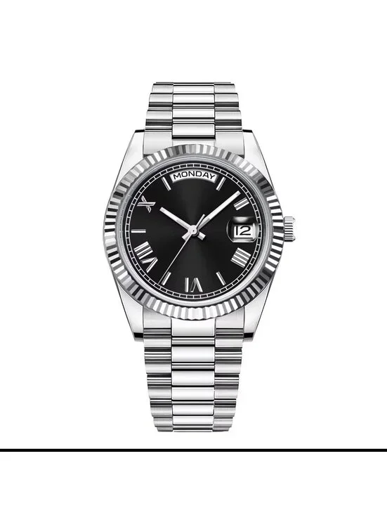 New Men's Stainless Steel Mechanical Watch with Sapphire Crystal stock 239