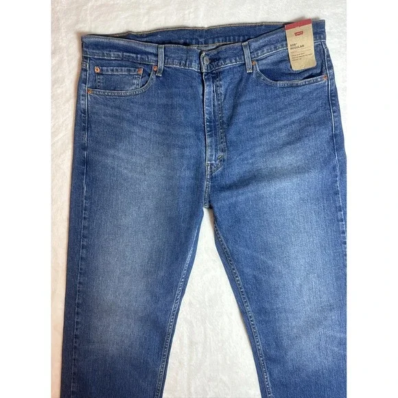 Levi's Levi Levis Men's 40x32 505 Straight Leg Regular Fit Blue Jeans‎