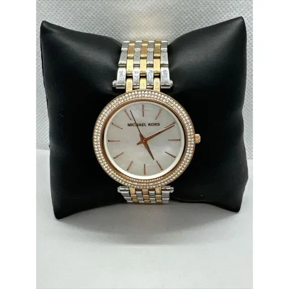 Michael Kors Darci MK3321 Women's Two-Tone Analog Dial Quartz Wrist Watch JNA412