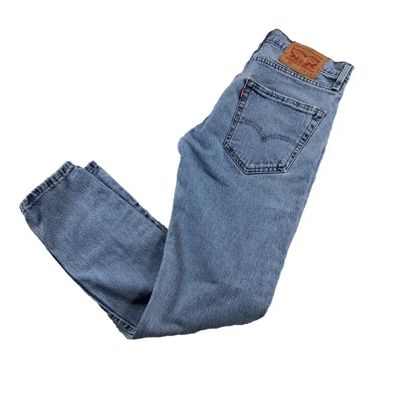 Levi's 512 Slim Taper Jeans Mens 30x30 Light Wash Denim Stretch 28833-0361