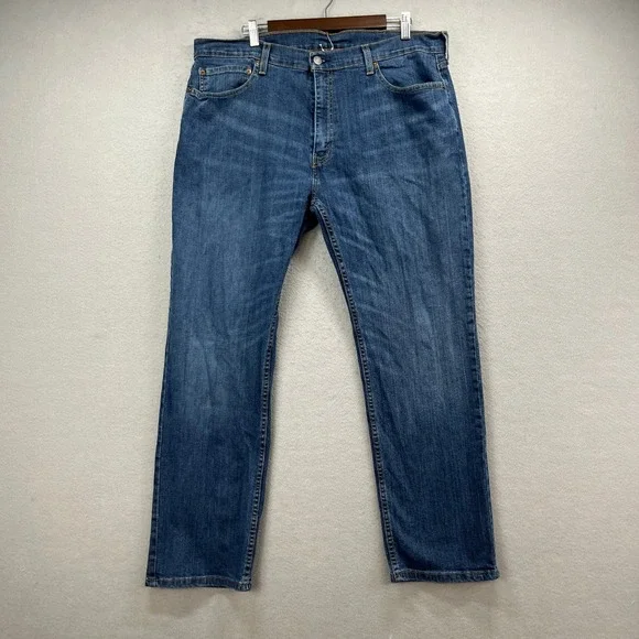 Levis 559 Relaxed Straight Jeans Mens 38x30 Blue Denim Pant Wide Leg Work Cowboy