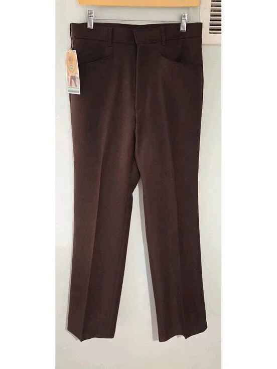 Levi's 32 x 34 Brown Action Slacks 1984 Olympics Outfitters Pants Vintage 70s