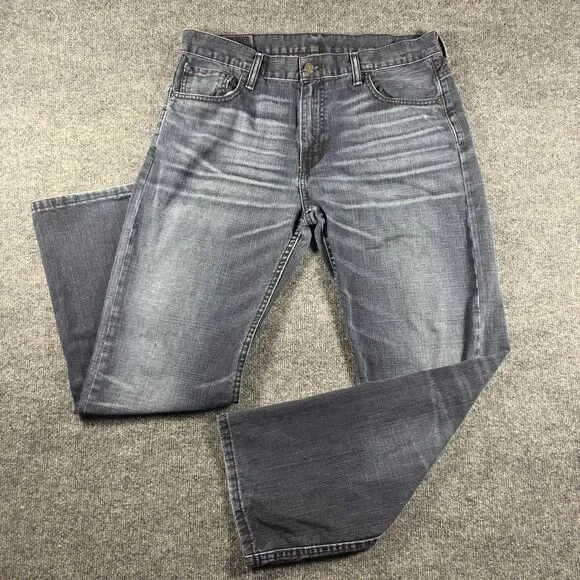 Levi’s Men’s 569 Loose Straight Fit Blue Jeans 34x32 Fade Faded