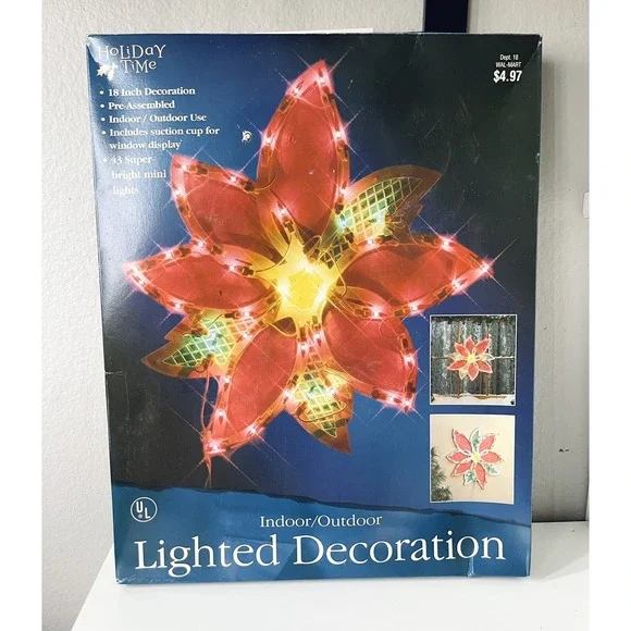 Holiday‎ Time Lighted Holly Indoor/Outdoor 22