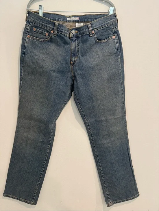 Men’s Levi’s 505 Mid Blue Straight-Leg Jeans