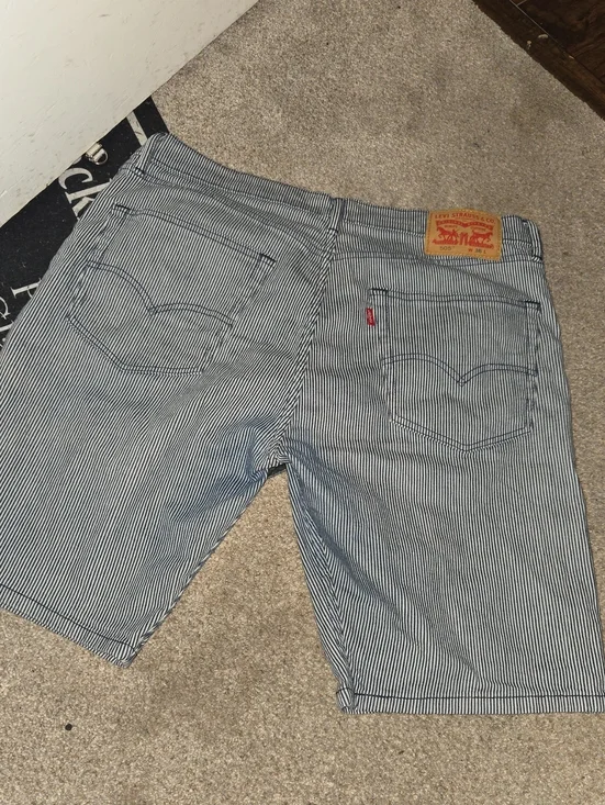 Levi's Pinstripe Shorts