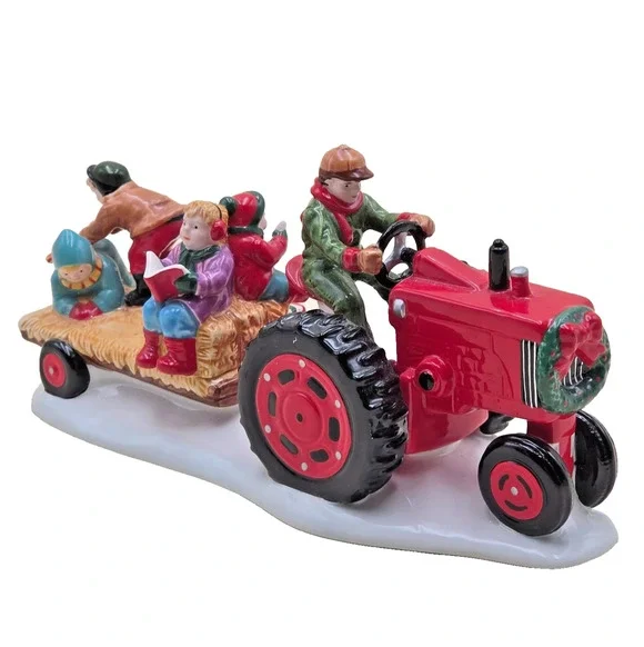 Department 56 Caroling at The Farm Ceramic Accessory 54631 Original Snow Village