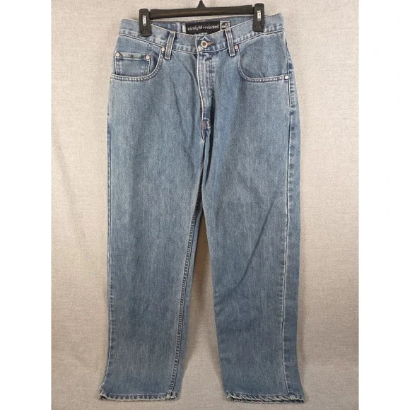 Levis Silver Tab Vintage 2001 Relaxed Straight Baggy Jeans 32x32 Hip Hop Y2K