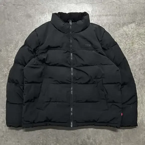 Levi's Men's Black Quilted Insulated Puffer Jacket