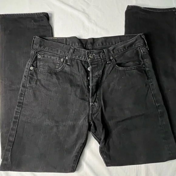 Levi's Men's Charcoal Straight Jeans