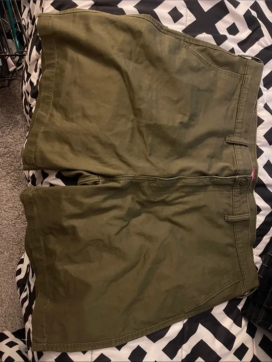 Levi's Olive Green XX Chino Relaxed Fit Shorts