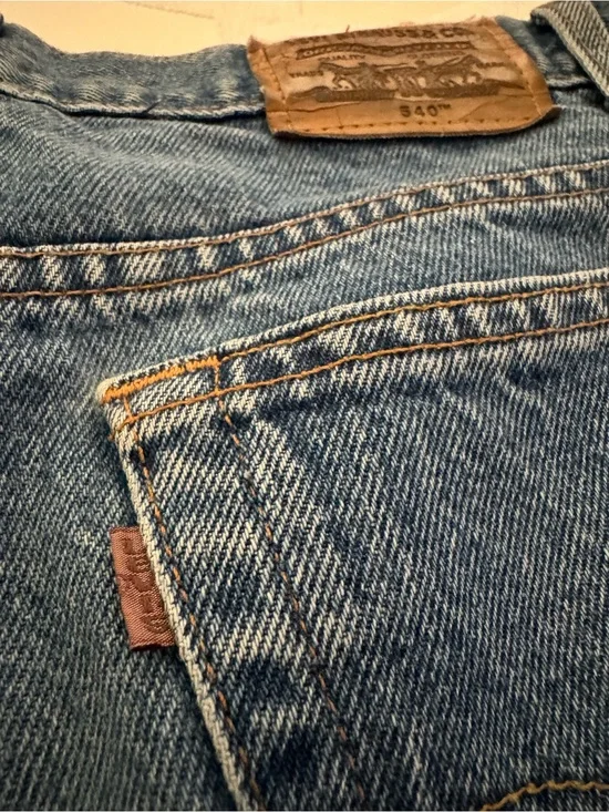Vintage 1990s Levi's 540 Relaxed Fit Jeans, Size 36x29, Made in Mexico.