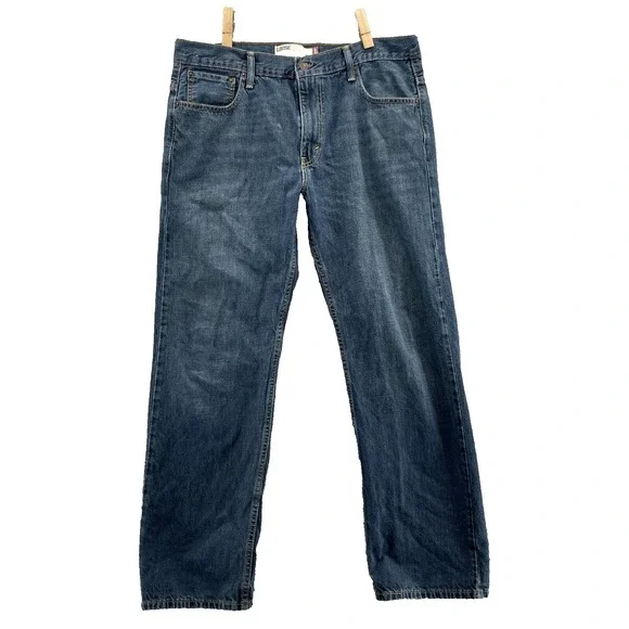 Levi's 569 Jeans Mens 35x29* Straight Baggy Whisker Denim Y2k Workwear 90s Skate