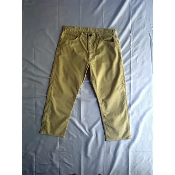 Levi's Vintage Clothing LVC Big E Yellow Corduroy Pants W35